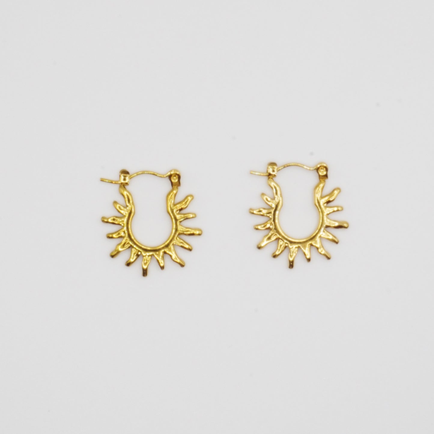 GOLD SUN HOOPS