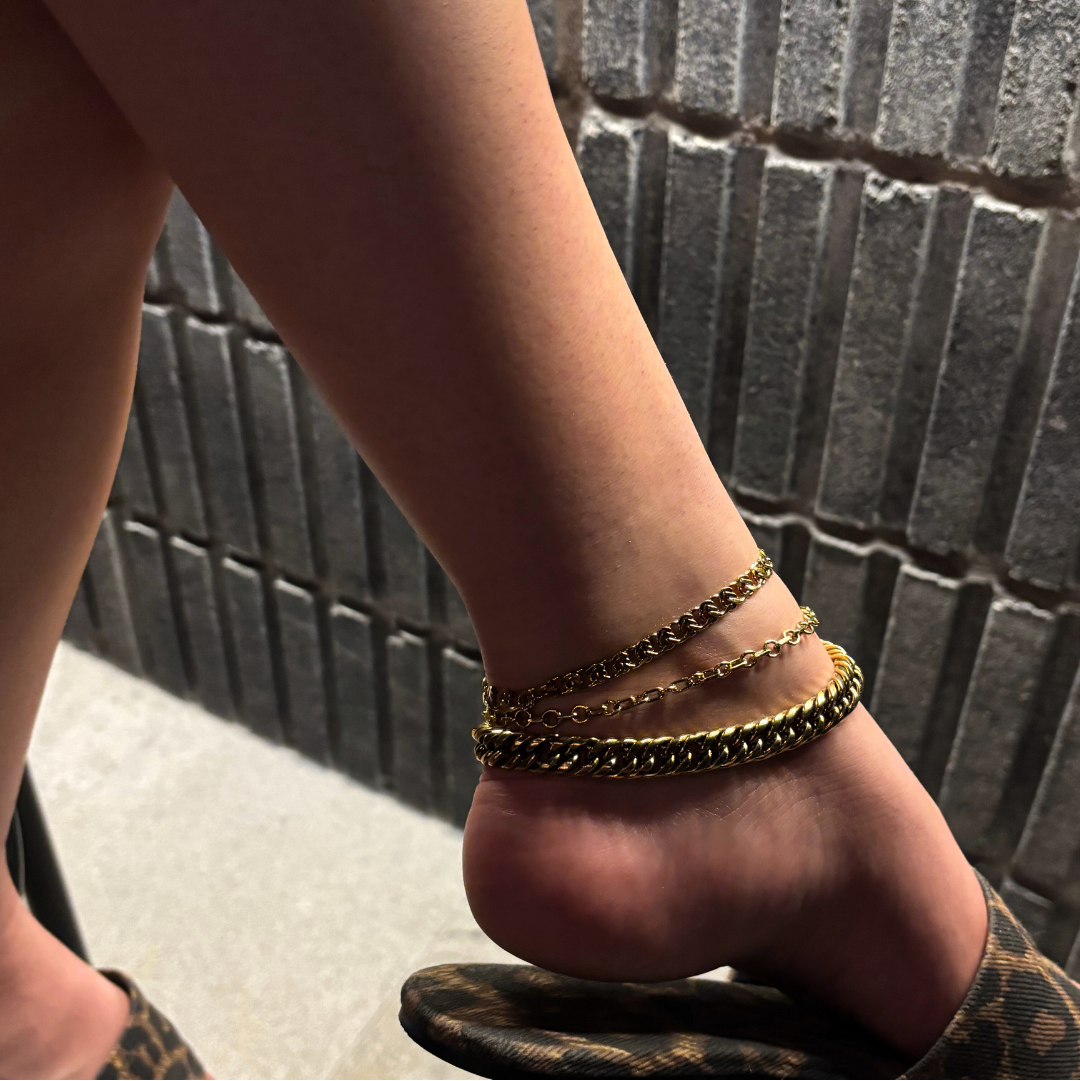 CHUNKY GOLD TOBILLERA