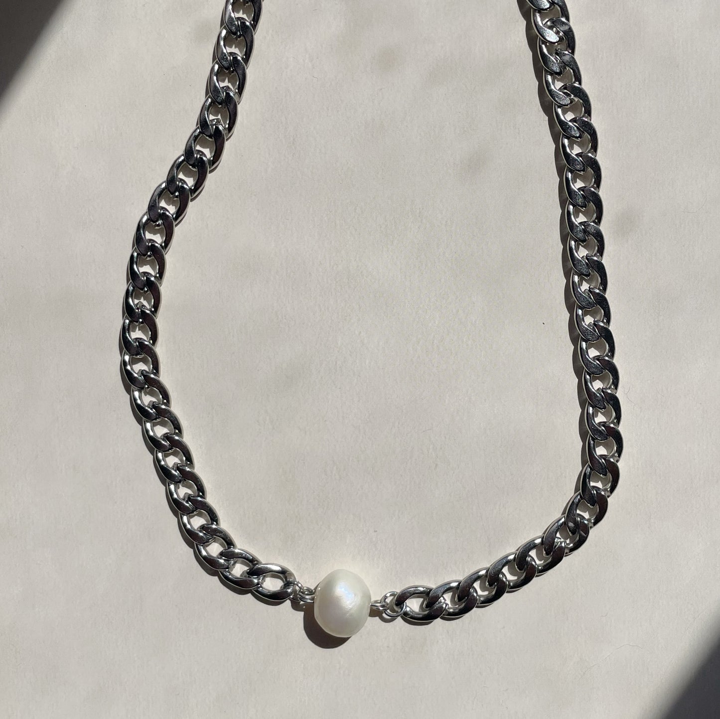 INDI CHOKER - plateado